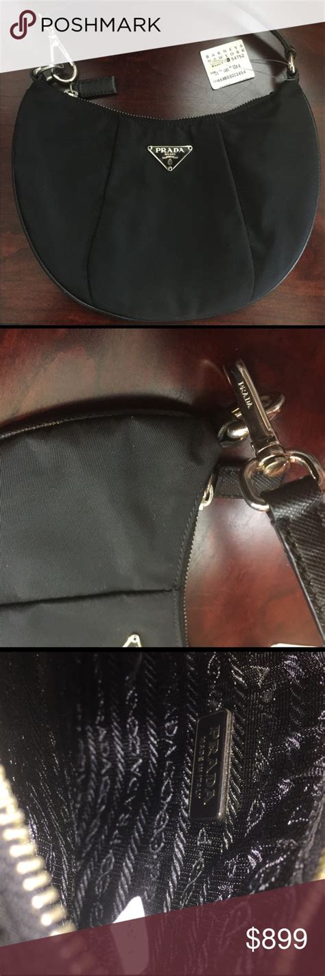 barney's prada saffiano strip